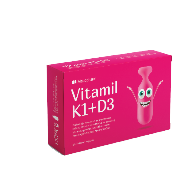 Vitamil K1D3 i Vitamil D3 za Zdravlje Vaše Bebe i Deteta Trudnoca i