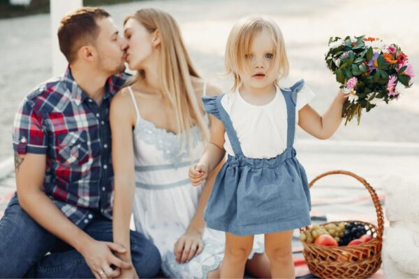 Pokazivanje nežnosti pred detetom