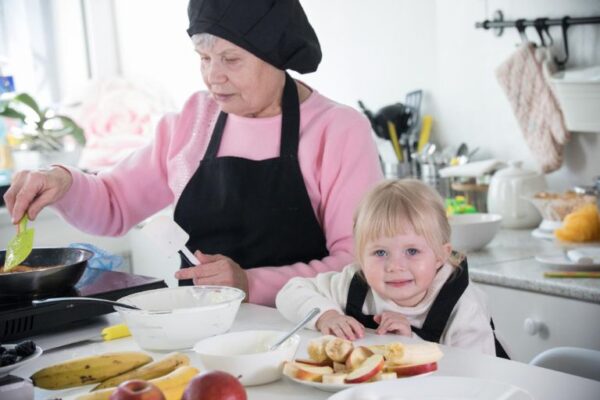 dete prespava kod bake